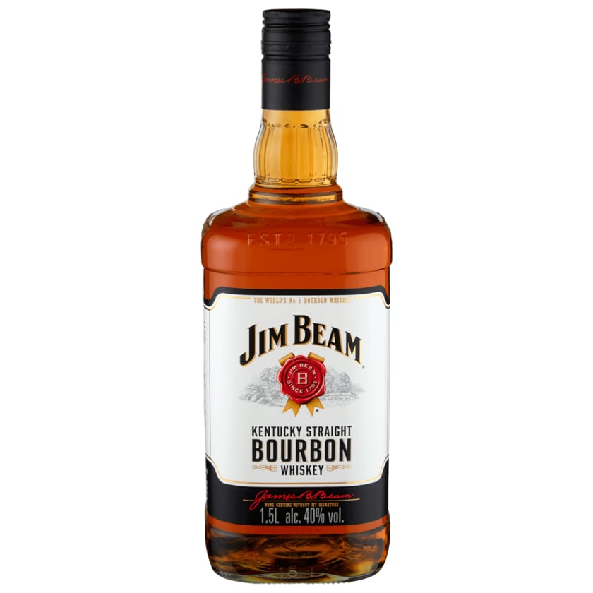 Jim Beam Kentucky Straight Bourbon Whiskey 1,5l